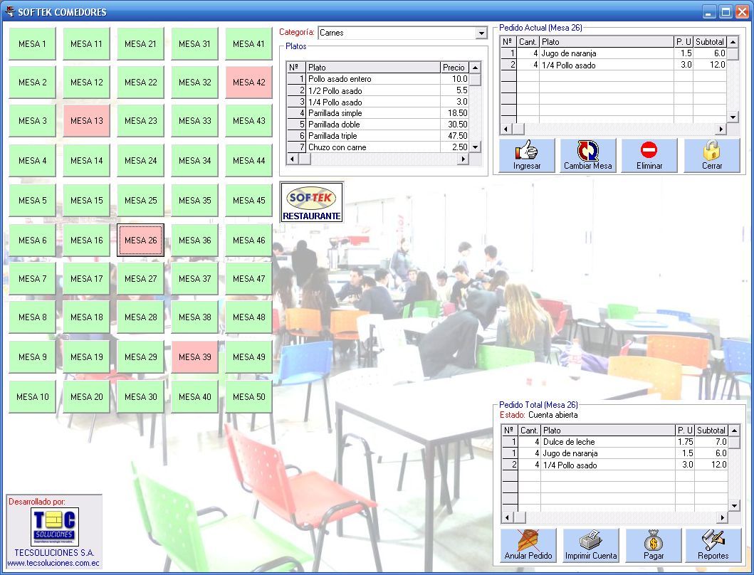 software restaurante